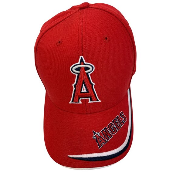 VTG Retro Los Angeles Angels Red Fan Favorite MLB Baseball Cap Adjust OS 8166 - Picture 10 of 10